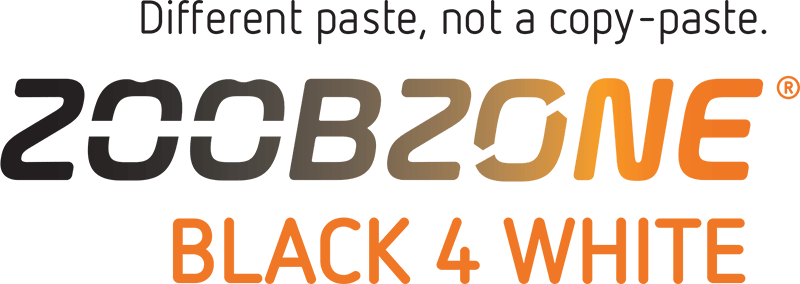 Логотип ZOOBZONE BLACK 4 WHITE