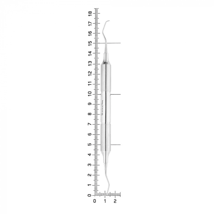 Кюрета Gracey форма 7/8, ручка DELUXE, ø 10 мм, 26-39B*