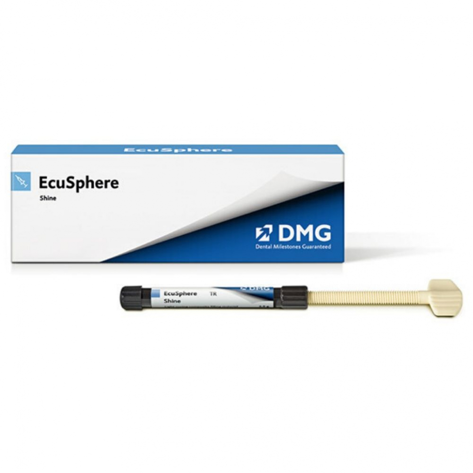 EcuSphere - Shine А2 композит для реставраций на фронтальных зубах, шприц 2.5 г