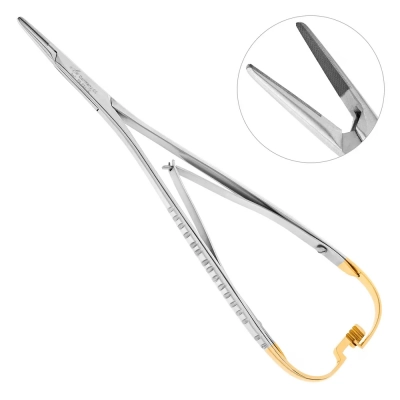 Иглодержатель хирургический Mini-Head Lichtenberg TC, 17 см, 20-22A*