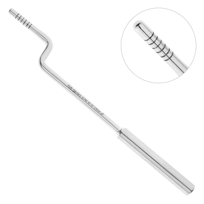 Остеотом изогнутый bajonett, выпуклый кончик, 3,8 мм, 40-37*