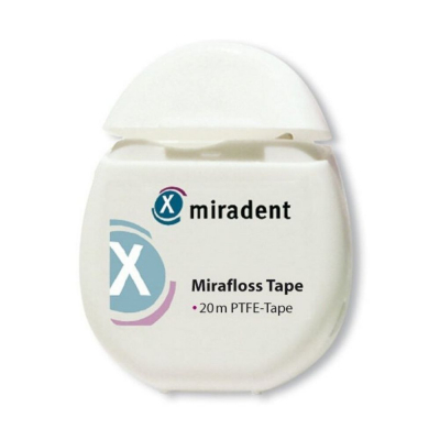 Зубная нить Miradent Mirafloss вощеная, 20 м