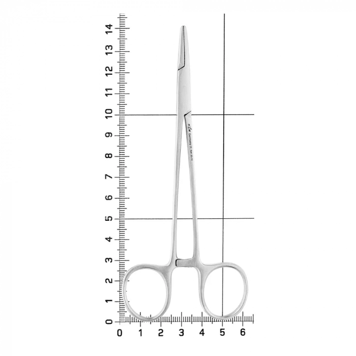 Иглодержатель хирургический прямой Baumgartner, 14,5 см, 20-10*