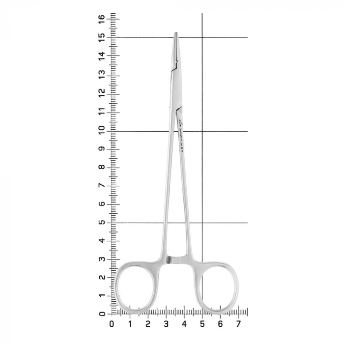 Иглодержатель хирургический прямой Crile-Wood, 15 см, 20-15*