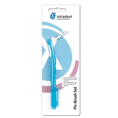 Держатель для ершика Miradent Pic-Brush Set голубой