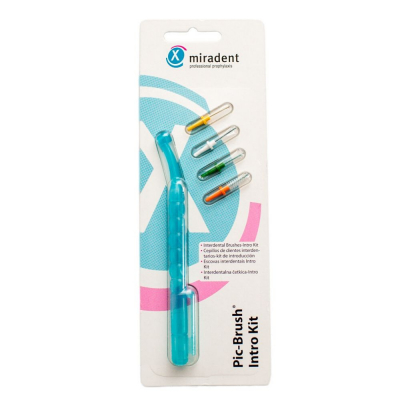 Набор ершиков Miradent Pic-Brush Intro-Kit голубой