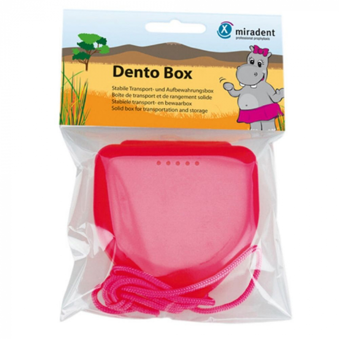 Футляр Miradent Dento Box розовый