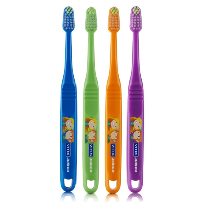 Зубная щетка VITIS Junior, 6+ (мягкая упаковка)