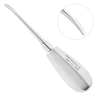 Элеватор Bein, изогнутый, зубчатый, 4,0 мм, 13-2BCZ*