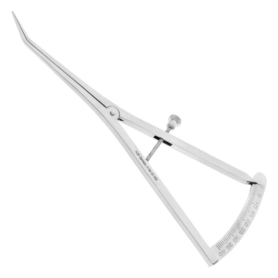 Кронциркуль изогнутый, шкала 0-40 мм, длина 17 см, 40-05B*