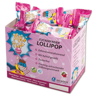 Леденец Miradent XyliPOP голубика, 6 г x 50 шт.