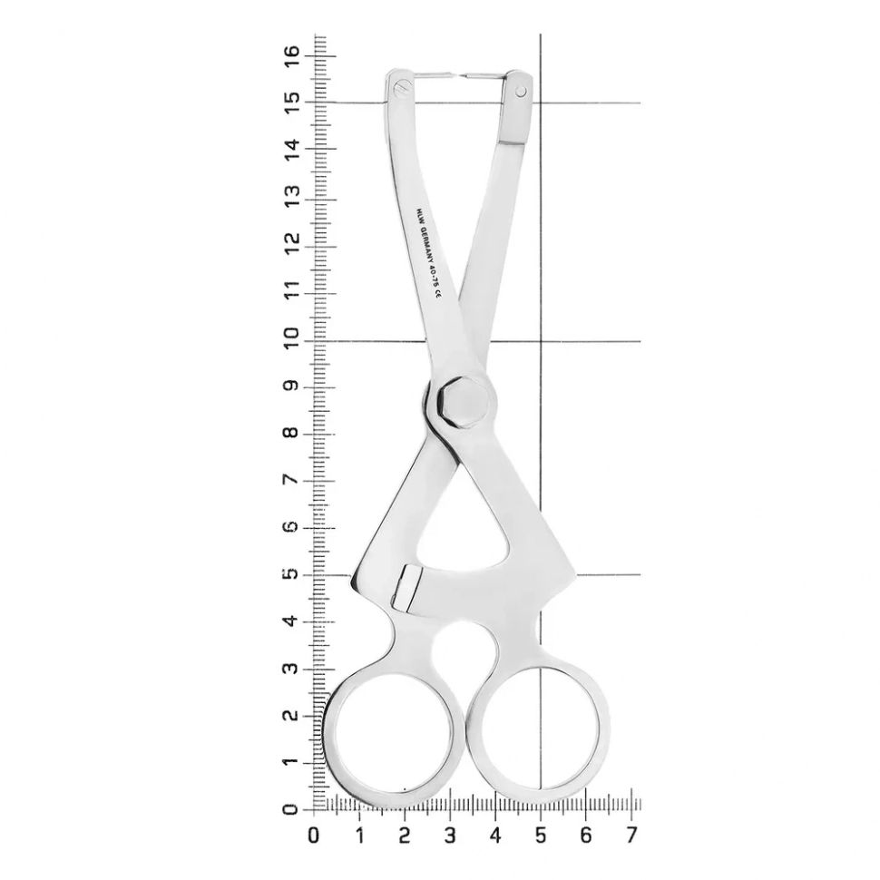 Микрометр (Остеометр), шкала 0-25 мм, длина 15 см, 40-75*