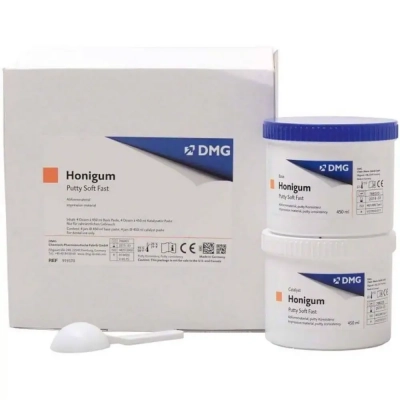 Honigum Putty Soft Fast слепочный материал, 2x450 мл