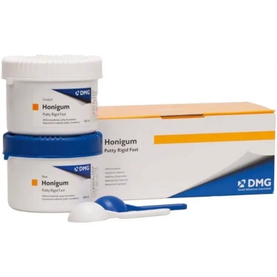 Honigum Putty Rigid Fast слепочный материал, 2x450 мл