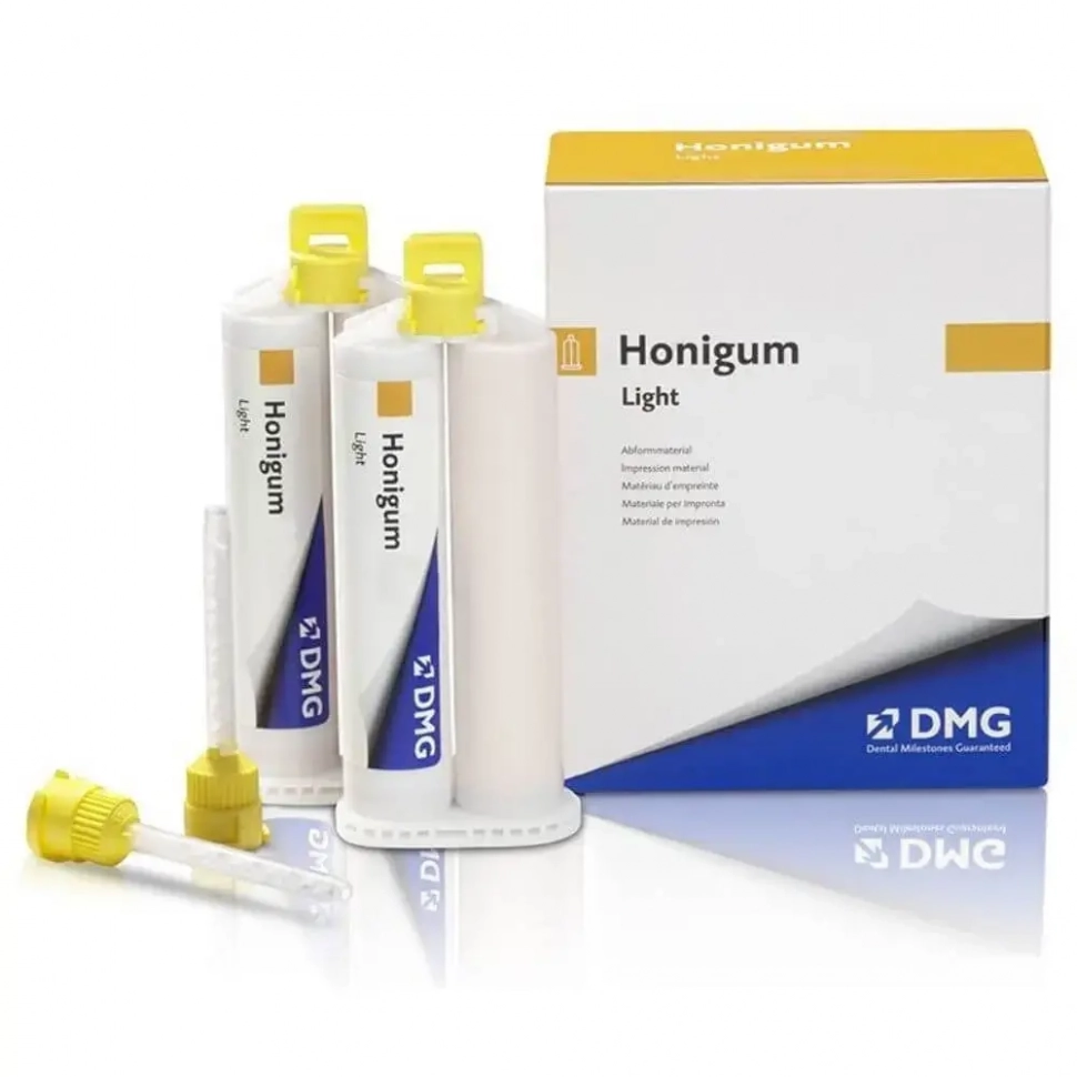 Honigum Automix Light слепочный материал, 2 картриджа по 50 мл