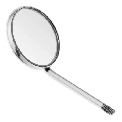 Зеркало стоматологическое, увеличивающее, №4, 22 мм, 12 штук в упаковке, 23-3*