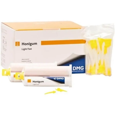 Honigum Automix Light Fast слепочный материал, 2 картриджа по 50 мл