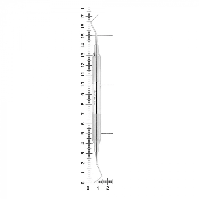 Периотом, форма PT02, ручка DELUXE, ø 10 мм, 26-61*