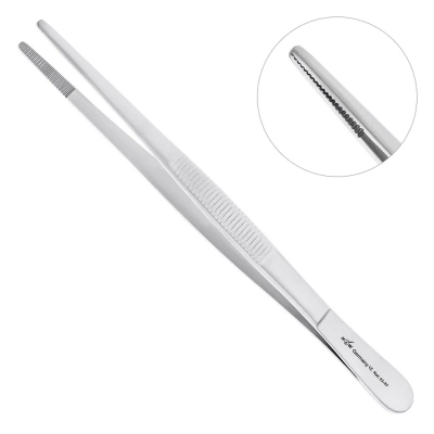 Пинцет анатомический, 14,0 см, 22-20*