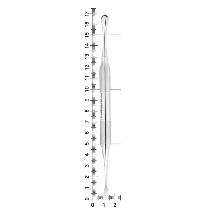 Распатор двусторонний, ручка DELUXE, ø 10 мм, 40-18*