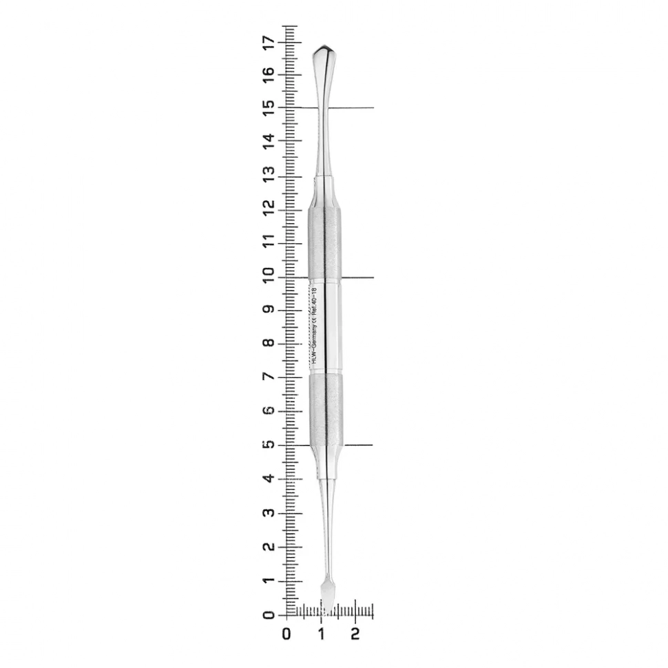 Распатор двусторонний, ручка DELUXE, ø 10 мм, 40-18*