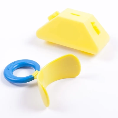 MUPPY стандартная, жесткая, желтая LARGE (с синим кольцом, от 5 до 8 лет)