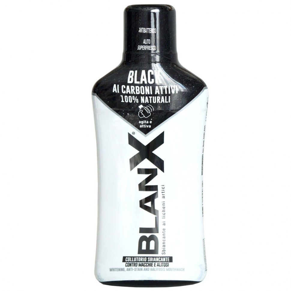 Ополаскиватель BlanX Mouthwash Black Charcoal, 500 мл
