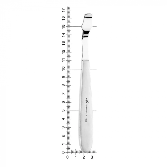 Ретрактор изогнутый лоскутный с зубчиками, 16,0 см, 15-26*