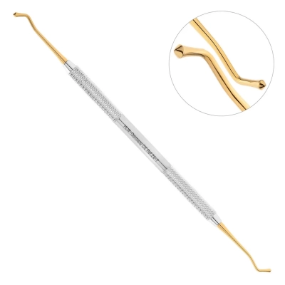 Гладилка моделировочная, нитрид титановое покрытие, 2,5-2,0 мм, 24-7*