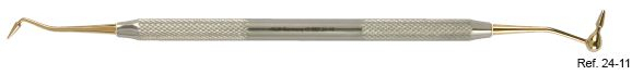 Гладилка двусторонняя, нитрид титановое покрытие, 24-11*