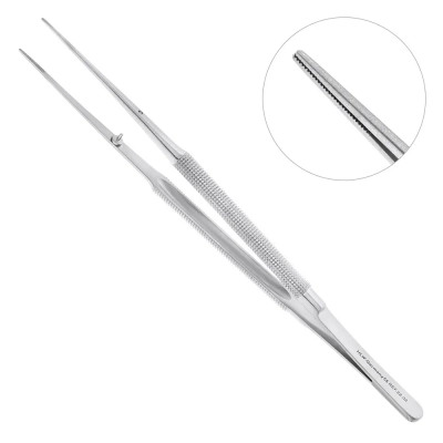 Пинцет микро анатомический прямой Gomel, 18,0 см, 22-32*