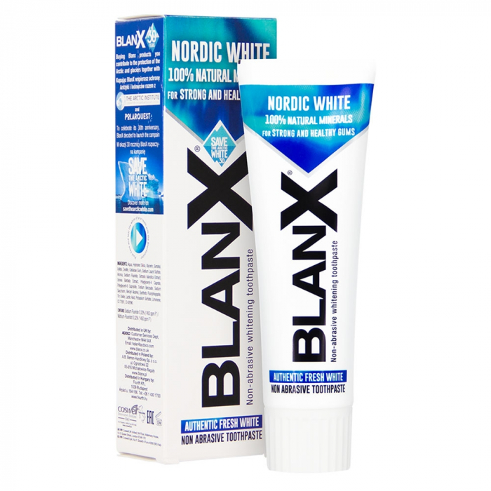 Зубная паста BlanX Nordic White, 75 мл