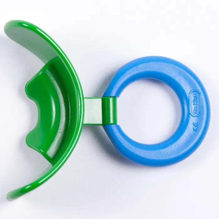 MUPPY с козырьком, жесткая, зеленая LARGE (с синим кольцом, от 5 до 8 лет)