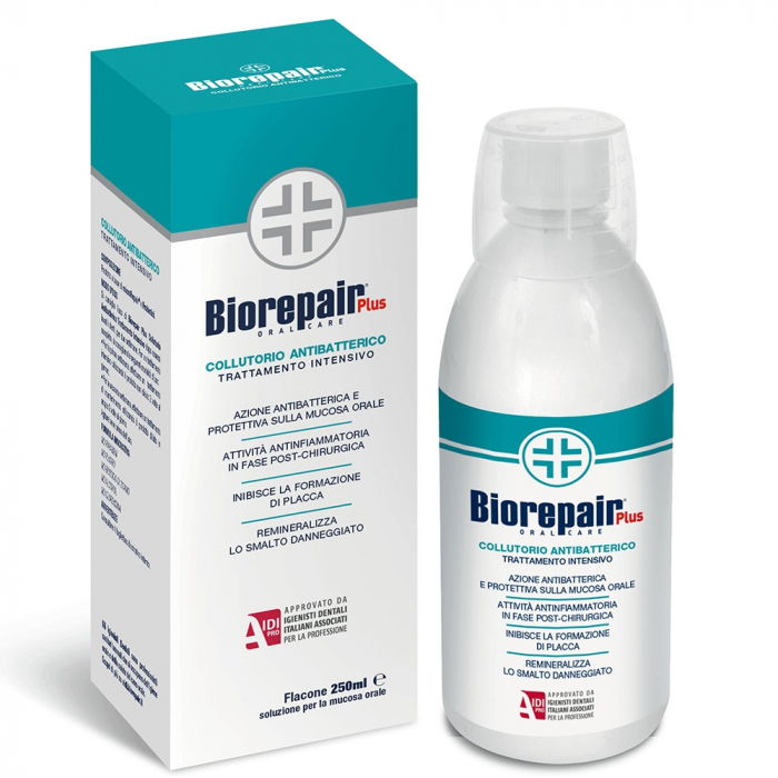 Ополаскиватель Biorepair Plus Antibacterial Mouthwash, 250мл