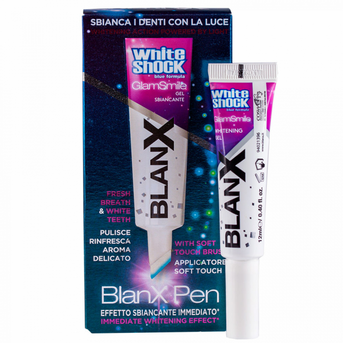 Отбеливающий карандаш BLanX White Shock Gel Pen, 12 мл