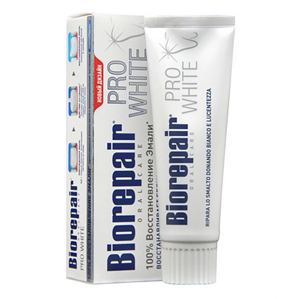 Зубная паста Biorepair Pro White, 75 мл