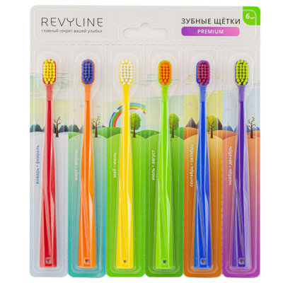 Набор зубных щеток Revyline SM5000, 6 шт.