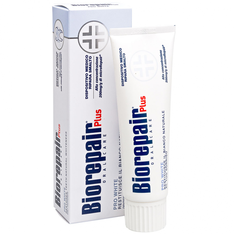 Зубная паста Biorepair Plus PRO White, 75 мл
