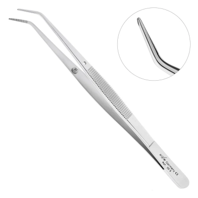 Пинцет стоматологический изогнутый College, 15,0 см, 22-3*