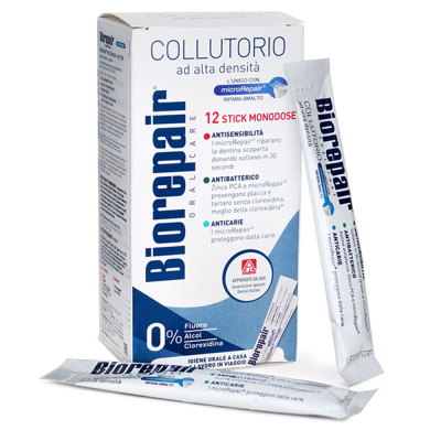 Ополаскиватель Biorepair Mouthwash, в стиках 12 мл х12