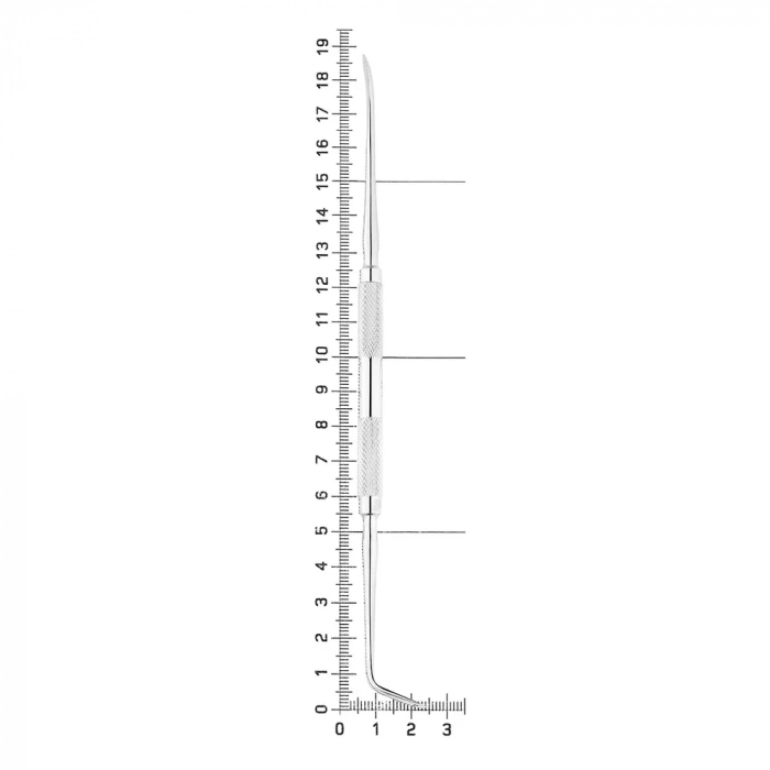 Распатор Freer, двусторонний, 18,5 см, 6,5-6,0 мм, 30-7*