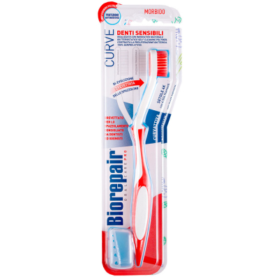 Зубная щетка Biorepair CURVE Denti Sensibili (Sensitive Soft)