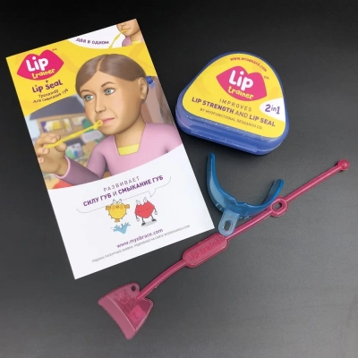 Трейнер Lip Trainer голубой
