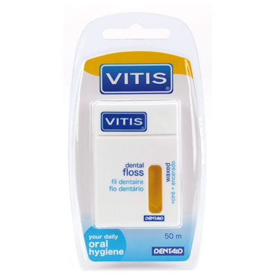 Зубная нить Waxed Dental Floss, (желтая)