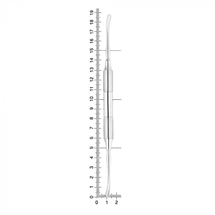 Распатор-микро двусторонний Freer, 5,0-6,0 мм, ручка DELUXE, ø 10 мм, 40-26*