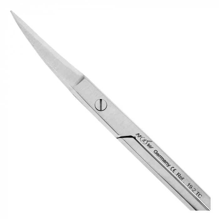 Ножницы хирургические изогнутые Iris-Schere TC, 11,5 см, карбит вольфрамовые вставки, 19-2TC*