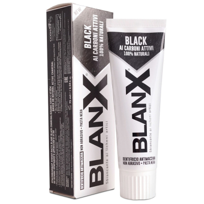 Зубная паста BlanX Black Charcoal, 75 мл