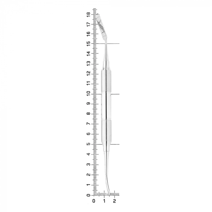 Распатор-микро двусторонний Prichard, ручка DELUXE, ø 10 мм, градуированый 4,0 мм, 40-22A*