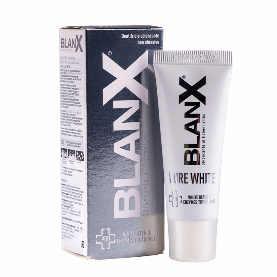 Зубная паста BlanX Pro Pure White, 25 мл