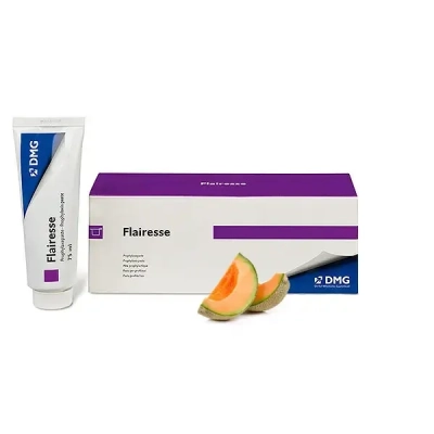 Профилактическая паста Flairesse со вкусом дыни с мелкими абразивными частицами, 1 тюбик (75 мл)